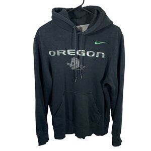 Nike Oregon Ducks Hoodie Adult Medium Black NCAA Pullover Sweatshirt Outdoor